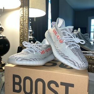 Adidas Yeezy Boost 350 V2 Blue Tint Size 8.